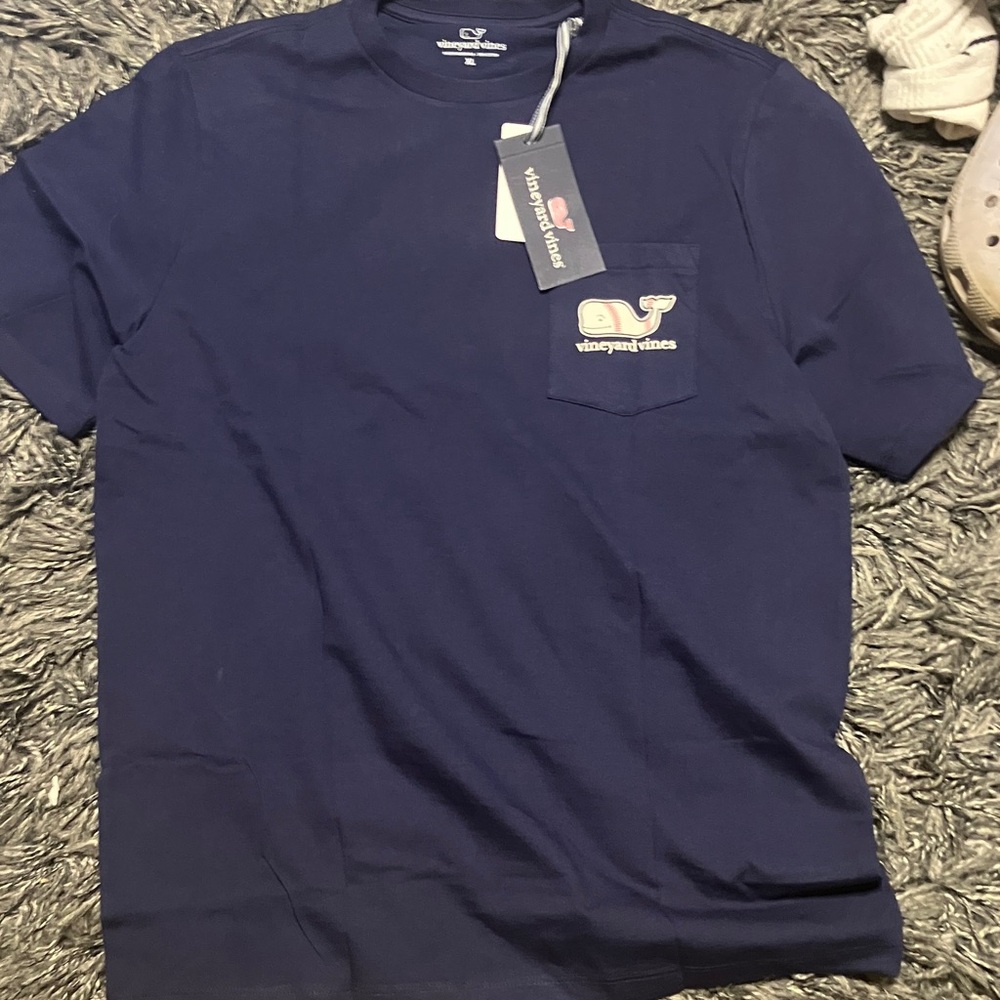 Vineyard Vines Men's Classic Navy Tee